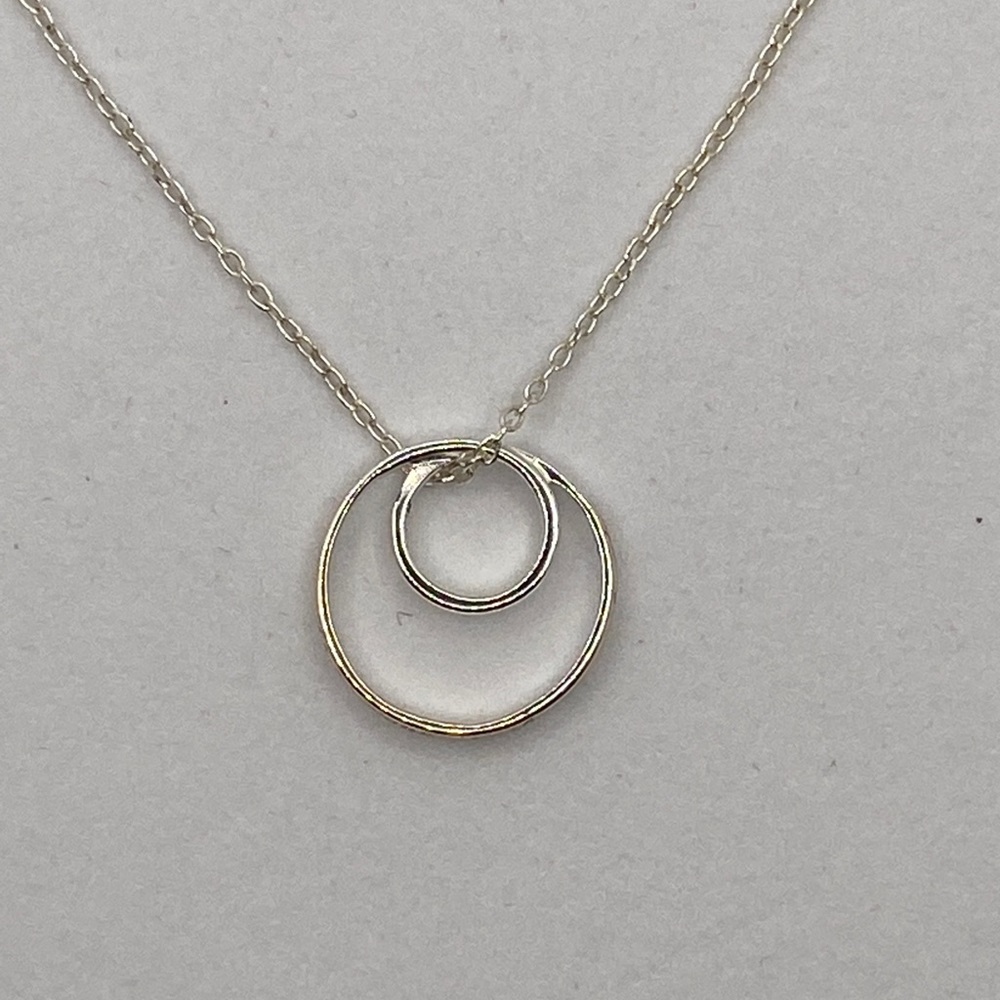 Thankful Circle Pendant Sterling Silver on Chain